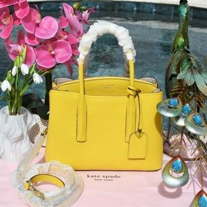 Kate Spade Margaux Yellow Medium Purse Bag